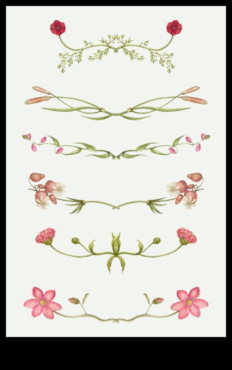 Înflorire florală: frumusețe înfloritoare în arta tatuajelor