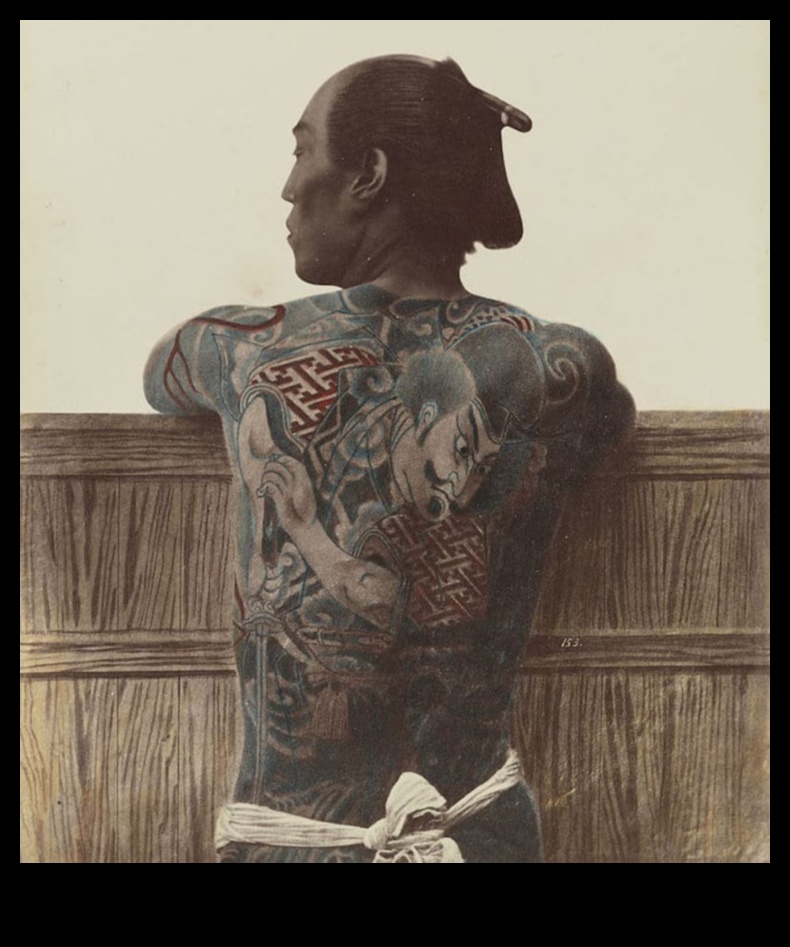 Scrolls cu cerneală: tatuaje japoneze care cronicizează arta și istoria