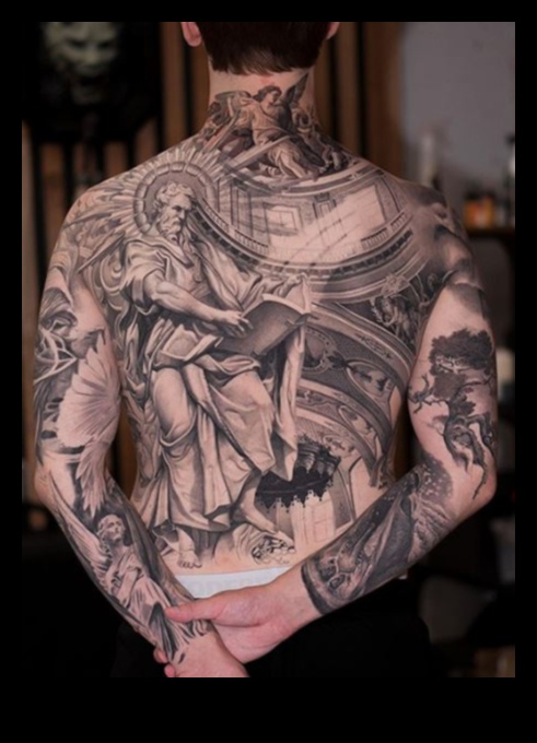 Fundaluri epice: Dezvăluirea măreției narațiunilor cu tatuaje îndrăznețe pe spate