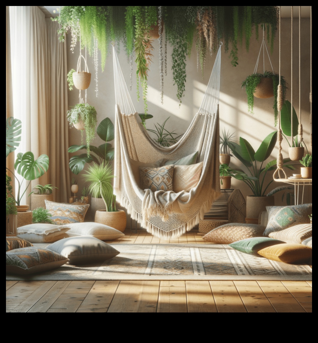 Boho Hammock Lounge Un ghid pentru crearea spațiului de vis 3 Poti recomanda Boho Accents pentru un lounge cu hamac în aer liber?