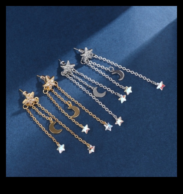 Cascada cerească: Lasă stelele să cadă în jurul urechilor tale cu cerceii noștri celesti