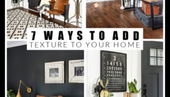 7 moduri de a adăuga textura decorului tău interior